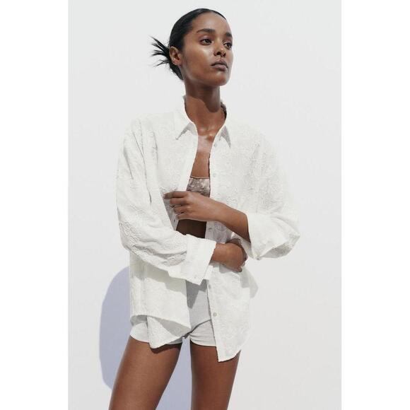 EMBROIDERED SHIRT - Picture 2 of 6